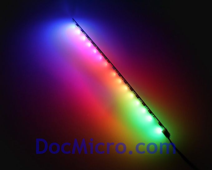 Bande Lumineuse 15 LED LRC 2.0 Aurora RGB - RGB-LRC03
